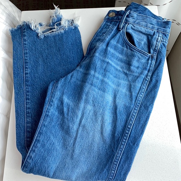 3x1 Women's Blue W4 Shelter Austin Crop Jeans - Picture 5 of 16